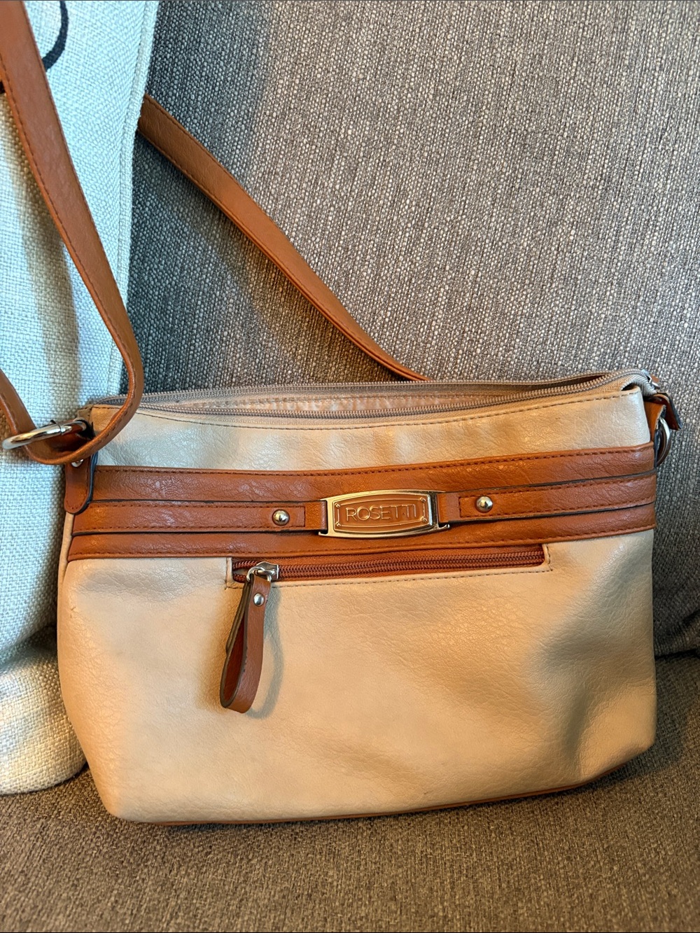 Rosetti brown crossbody purse